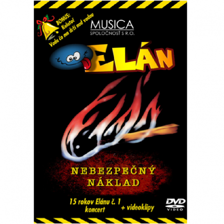 DVD - Elán - Nebezpečný náklad + 15 rokov Elánu koncert časť 1 + videoklipy