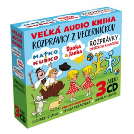 3CD BOX - Veľká audio kniha - Rozprávky z večerníčkov