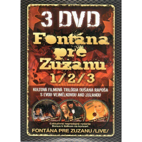 Fontana pre zuzanu  3 DVD