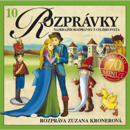CD - Rozprávky 10 - rozpráva Zuzana Kronerová